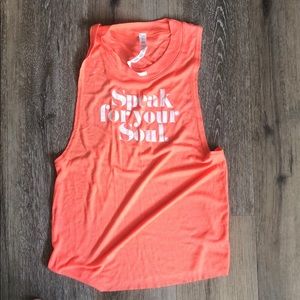 Coral ALO yoga work out tank